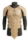 Cream Leather Medieval Armor Handmade Warrior Cuirass Chestplate Fantasy Cosplay & LARP Costume