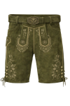 Green Real Leather Oktoberfest Shorts with/without Suspenders Green Real Leather Oktoberfest Shorts withwithout Suspenders