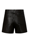 Men Black Leather Kilt Skirt