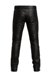 Men Black Leather Pants