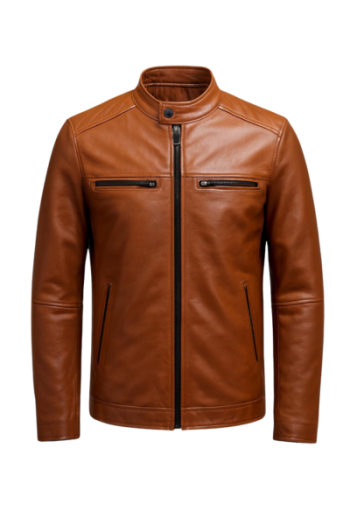 Men’s Brown Real Leather Jacket Men’s Brown Real Leather Jacket