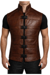 Men’s Brown Real Leather Vest