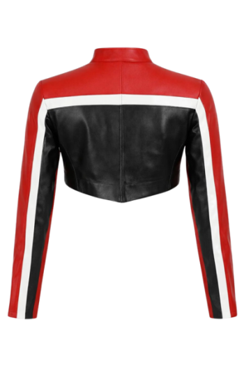 Women’s Cropped Real Leather Biker Jacket Women’s Cropped Real Leather Biker Jacket