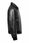 Men’s Black Bomber Leather Jacket | Real Leather Zip-Up Classic Jacket for Men Men’s Black Bomber Leather Jacket | Real Leather Zip-Up Classic Jacket for Men