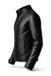 Men’s Black Real Leather Biker Jacket